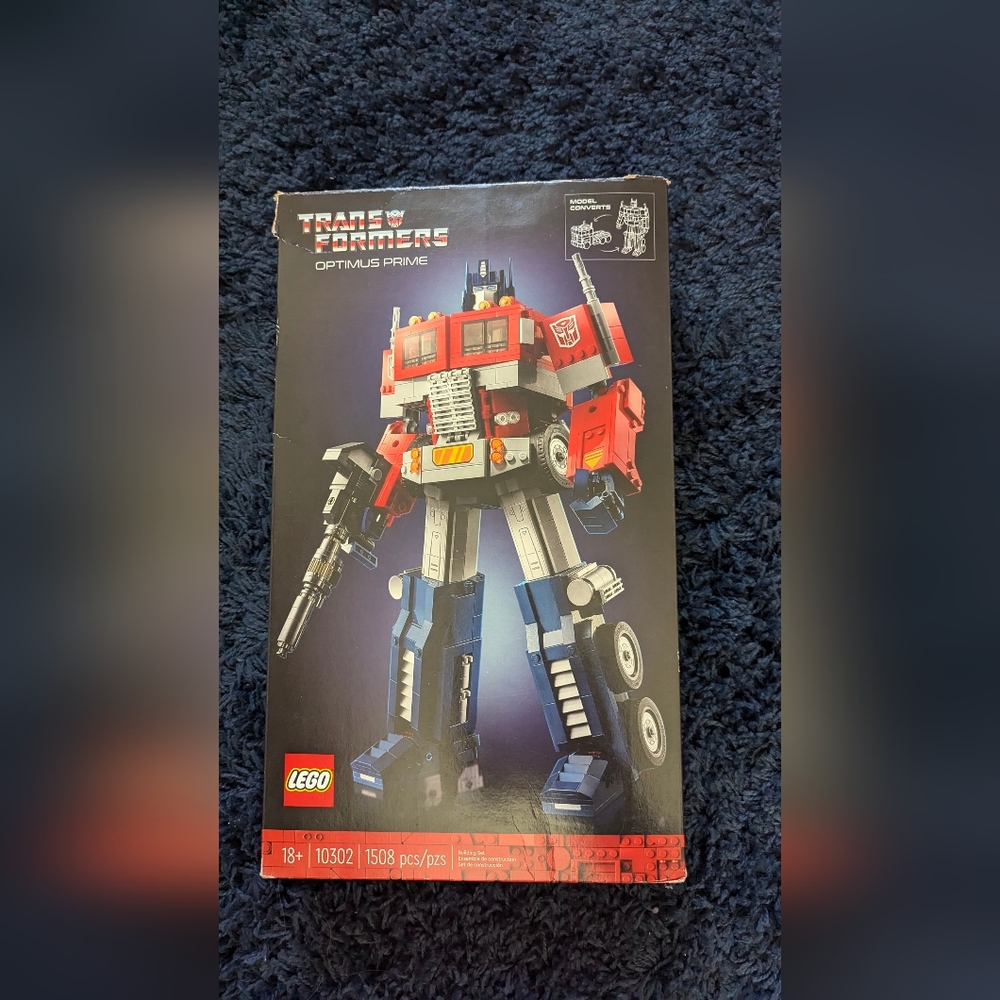 Rare Lego icons Optimus prime  Transformer Robot model set.